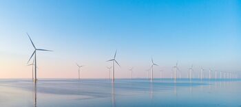 Windmolens op zee. Beeld: Shutterstock.