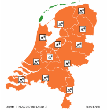 Code Oranje Vanwege Winters Weer | Verkeerskunde